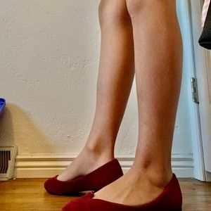 Torrid maroon red size 7.5-8 flats
